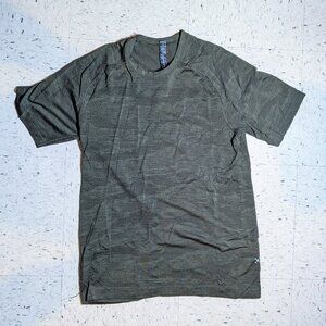 Luluemon Metal Vent Tech Short Sleeve Dark Olive/Armory M
